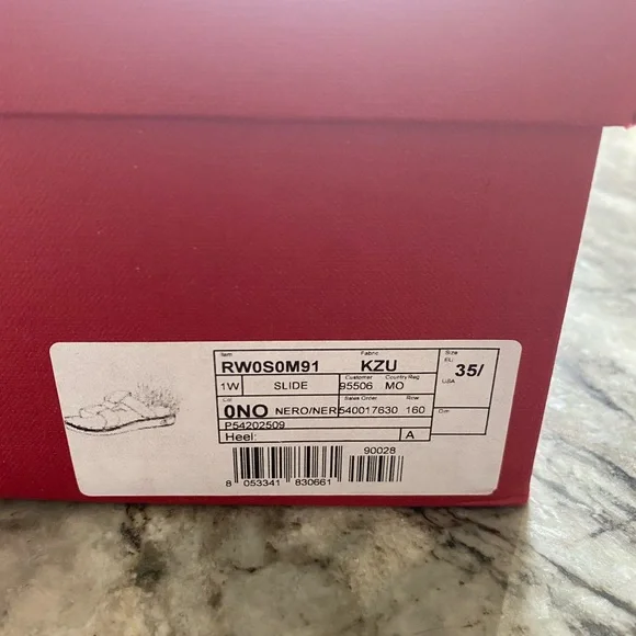 NWT Valentino Garavani Slide Feather Sandal - best offer - Picture 10 of 12